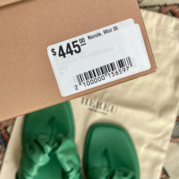 HEREU Nuvola ‘Scrunchy’ Leather Sandals Flip-flops 6/36 - Picture 3 of 8